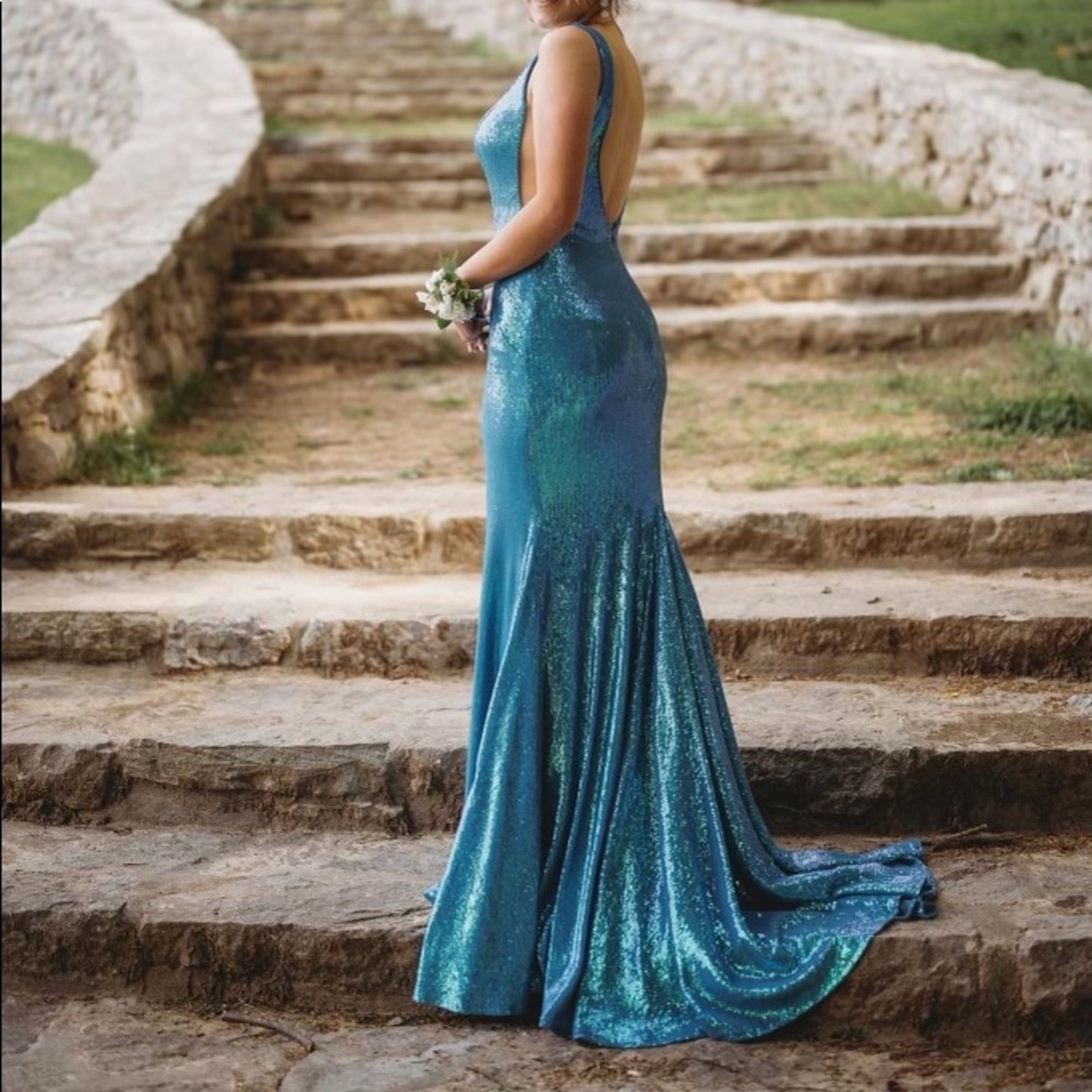 Jovani 00 Iridescent Prom Dress
